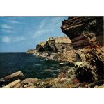Carte postale, france, corse ( 20 ), bonifacio, les falaises cot� sud - oblit�ration du 16 / 08 / 1971 ...