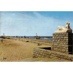 Carte postale, france, h�rault ( 34 ), le grau d'agde, embouchure de l'h�rault avec ses 2 phares - oblit�ratio ...