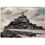 Carte postale, france, normandie, manche ( 50 ), mont saint michel, vue prise du couesnon
