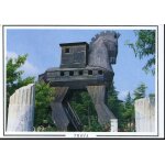 Carte postale gf de troie (turquie) cheval en bois