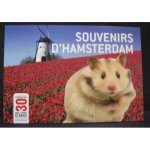Carte postale humoristique -   souvenirs d'hamsterdam   - fondation 30 millions d'amis