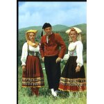 Carte postale de l' ile de krk (croatie) costume national de l' ile de krk Carte postale de l' ile de krk (croatie) costume national de l' ile de krk