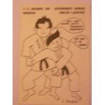Carte postale judo 1986 Carte postale judo 1986