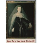 Carte postale de loches (indre et loire) portrait d' agn�s sorel (r�f. 11. 327)