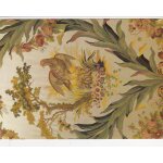 Carte postale / / lyon musee des tissus / tenture en lampas broch�