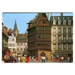 Carte postale - maison kammerzell - strasbourg - bas rhin - 67