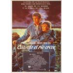 Carte postale mel gibson et sissi spacek - affiche espagnol du film la rivi�re - cuando el rio crece