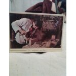 Carte postale de mtier d'antan le sculpteur sur bois