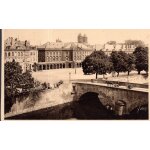 Carte postale de metz (moselle) la place de la com�die et le th��tre (r�f. 16)
