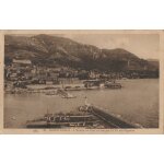 Carte postale - monaco - l'entre du port et tir aux pigeons 1930