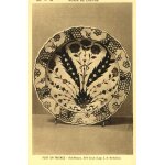 Carte postale du mus�e du louvre : plat en faience d' asie mineure, 16�me si�cle