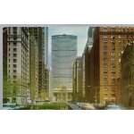 Carte postale de new york city (etats - unis) pan am building