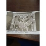 Carte postale pectoral au cartouche de ramses 2 provenant du serapeum de memphis