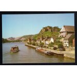 Carte postale postcard ardennes givet quai de meuse citadelle de charlemont et tour victoire