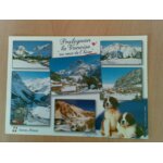 Carte postale pralognan - la vanoise  au coeur de l'hiver (savoie)