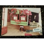 Carte postale publicitaire color�e  ; alin�a ; vintage ann�es 90.