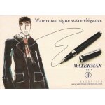 Carte postale publicitaire. waterman signe votre elegance Carte postale publicitaire. waterman signe votre elegance