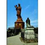 Carte postale du puy en velay (haute - loire) statue notre - dame de france
