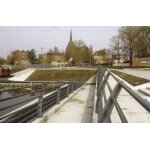 Carte postale - quesnoy sur deule - les abords de la base nautique photo cgn - emmanuel watteau