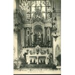 Carte postale de rennes (ile et vilaine) h�tel de ville, nouvel autel privil�gi� et statue couronn�e ...