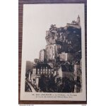 Carte postale rocamadour - le ch�teau, les eglises, la route de cahors et l'h�tel beau site