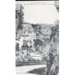 Carte postale : rocamadour, route de couzon