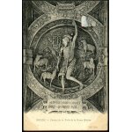 Carte postale rouen , dessous de la vo�te de la grosse horloge