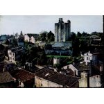 Carte postale de saint - emilion (gironde) vue générale et le donjon du château du roi Carte postale de saint - emilion (gironde) vue générale et le donjon du château du roi
