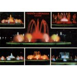 Carte postale de salou, province de tarragone (espagne) fontaine lumineuse Carte postale de salou, province de tarragone (espagne) fontaine lumineuse