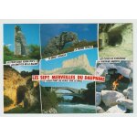 Carte postale les sept merveilles du dauphin�, la tour sans venin a seyssinet, la pierre perc�e, les ...
