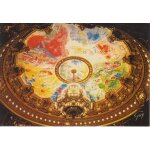 Carte postale paris th�atre de l'op�ra grand lustre et plafond de la salle
