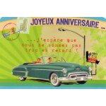 Carte postale theme voeux - anniversaires - joyeux anniversaire - . . . j' espere que nous ne sommes ...
