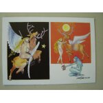 Carte postale / tirage 500 exemplaires * pierre oriol / abc des b. d.