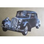 Carte postale : traction citro�n (23x14 cm, petit morceau de scotch, etait accroch�e)