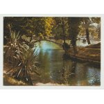 Carte postale la vall�e de la bi�vre, 91 essonne, le petit pont sur le lac, situ� a egale distance des ...