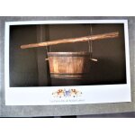 Carte postale vin histoire du travail de la vigne : les vendanges le baquet ( les petits fils de beno�t ...