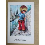 Carte postale : meilleurs voeux (13x8 cm)