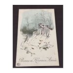 Carte postale voeux bonne annee en l'�tat sur les photos