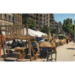 Carte postale xx eme siecle - couleur - marseille - bouches du rhone - la traditionnelle foire aux aulx ...