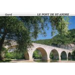 Carte postale xx eme siecle - le pont de saint andre de roquepertuis - gard - edition pec - as de coeur ...