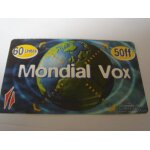 Carte prpaye - mondial vox - 60 u - 50ff