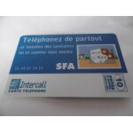 Carte pr�pay�e - sfa - t�l�phonez de partout - r�seau intercall - 5 000ex - 10 u