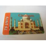 Carte prpaye - telecom centers - 75 units - gnanam - 50frs