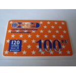 Carte prpaye - uni - call - carte tlphonique internationale - 120 u - 100 ff