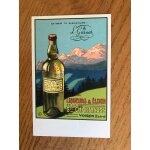 Carte publicitaire produits de la grande * chartreuse .  l. garnier  1930