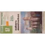 Carte routi�re ign n57 cahors montauban 1980