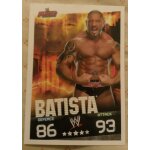 Carte slam attax evolution 2009 wwe topps, batista.