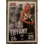 Carte slam attax evolution 2009 wwe topps, tiffany .