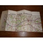 Carte taride routire n 12 :touraine - berry:bon etat et complte.