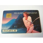 Carte t�l�phone - avec les mobiles de france telcom vous bougez et le monde vous suit - 50 u - 02 / 91 ...